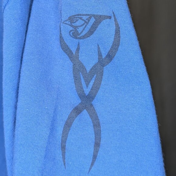 A.J. Burnett 34 Blue Jays Tribal Tennessee River Tag T-Shirt - Picture 3 of 5